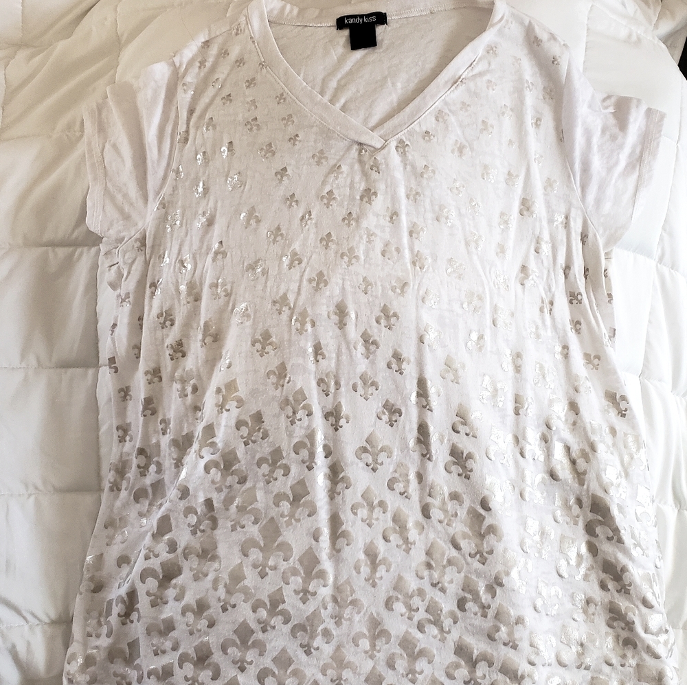 White Graphic Tee